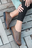 Artı-Artı020-1209 İçi Deri  Kadın Sneaker Ayakkabı - 5