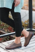 Artı-Artı020-1209 İçi Deri  Kadın Sneaker Ayakkabı - 6