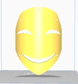 Byr Gülümseyen Maske / Smiley Face (Sadece Plastik Aparattır!!!) 3D thumbnail 2