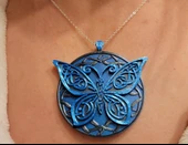 Byr Kelebek Kolye (Sadece Plastik Aparattır!!!) 3D thumbnail 1