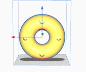 Byr Donut Mum Centerpiece (Sadece Plastik Aparattır!!!) 3D thumbnail 2