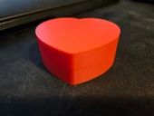 Byr Özel Kalp Yüzük Kutusu (Sadece Plastik Aparattır!!!) 3D thumbnail 1