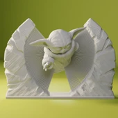Byr Stringart Baby Yoda (Sadece Plastik Aparattır!!!) 3D thumbnail 1