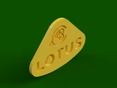 Byr Lotus Logo Amblemi (Sadece Plastik Aparattır!!!) 3D thumbnail 1