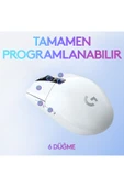 logitech G G305 LIGHTSPEED 12.000 DPI Kablosuz Oyuncu Mouse, Beyaz 910-005292 thumbnail 6