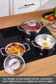 Karaca Emirgan Indüksiyon Tabanlı 6 Parça Çelik Sahan Set thumbnail 3