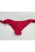 Zi Kırmı Brelya Model Ip Bağcıklı Bikini Altı thumbnail 7