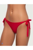 Zi Kırmı Brelya Model Ip Bağcıklı Bikini Altı thumbnail 1