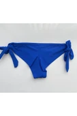 Zi Mavi Brelya Model Kenarları Kalın Ip Bağcıklı Bikini Altı thumbnail 5