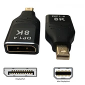 DisplayPort 8k to mini DisplayPort Adaptörü Çift Yönlü çevirici thumbnail 3