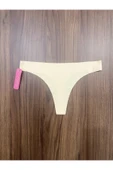 Zi 5 ADET 1 PAKET Ten RENGİ Basic Klasik Lazer Kesim Kadın Tanga Külot thumbnail 3