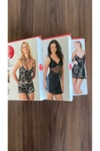 Zi 3 Adet 1 Paket iç giyim 2 Adet Gecelik 1 Adet Baby doll thumbnail 7