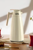Nehir Nihal Termos 1,5 Litre Krem Rose thumbnail 1