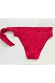 Zi Kırmı Bir Taraf Kalın Ip Bağcıklı Bikini Altı thumbnail 8