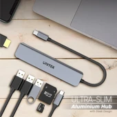 UNITEK USB-C 7in1 UNIVERSAL DOCK STATION (H1118A) thumbnail 6