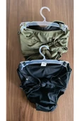 Zi 2 Renk 1 Paket Haki -siyah 2 Yüksek Bel Bikini Takımı thumbnail 2