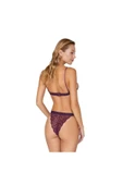 Zi Mor Dar Kalıp Velvet Aura Dantelli Sütyen Külot Takımı thumbnail 2