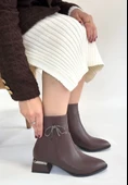 Harly Kahverengi Cilt Topuklu Bot thumbnail 2