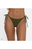 Zi 4 Renk 1 Paket Haki-siyah-açıkmavi-nar Çiçeği Ince Ip Bağcıklı Bikini Altı thumbnail 3