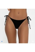 Zi 4 Renk 1 Paket Haki-siyah-açıkmavi-nar Çiçeği Ince Ip Bağcıklı Bikini Altı thumbnail 4