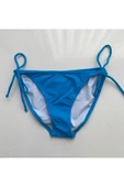 Zi Mavi Kenarları Ince Ipli Bağcıklı Bikini Altı thumbnail 5
