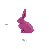 Pembe Tavşan Dekoratif Figür thumbnail 2