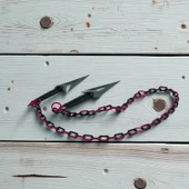 Shadow Chain Kunai – Zincirli Çift Ninja Bıçak Seti thumbnail 1