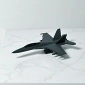 F-18 Jet Uçak Maketi – 3D Baskı Savaş Uçağı Figürü (20 cm) thumbnail 1