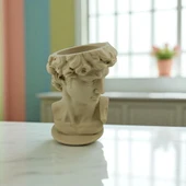 David Form Saksı – Klasik Sanat Temalı Dekoratif Saksı thumbnail 1