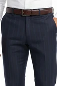Erkek Regular Fit Çizgili  Kumaş Pantolon Likra Kumaş BGL-ST05037 thumbnail 11