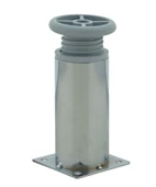 LUDIA Metal Ayarlanabilir 3 Adet Mobilya Ayağı Metal Tablalı 8cm thumbnail 3