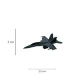 F-18 Jet Uçak Maketi – 3D Baskı Savaş Uçağı Figürü (20 cm) thumbnail 2