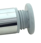 LUDIA Metal Ayarlanabilir 3 Adet Mobilya Ayağı Metal Tablalı 8cm thumbnail 2