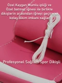 Toyota Starlet Pembe ÖZEL süper deri Beyaz Yüzüklü Dikişli Direksiyon Kılıfı thumbnail 3