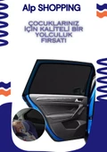 CİTROEN C4 GRAND PİCASSO 2007-2010  Uyumlu ÖZEL 2'Lİ Oto Yan Cam Güneşliği, Arka Cam Güneşliği/Perde thumbnail 2
