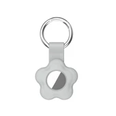 Çiçek Desenli Renkli Airtag Silikon Anahtarlık Kılıfı Kopçaklı thumbnail 12