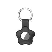 Çiçek Desenli Renkli Airtag Silikon Anahtarlık Kılıfı Kopçaklı thumbnail 2