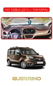 FIAT DOBLO 2015+ TAM KAPALITORDİDO KORUMA KILIFI KIRMIZI KENAR thumbnail 1
