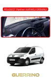 PEUGEOT Partner KAPAKLI EKRANLITORDİDO KORUMA KILIFI KIRMIZI KENAR thumbnail 1
