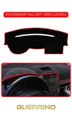 VOLKSWAGEN Polo (2001-2009) ÇUKURLUTORDİDO KORUMA KILIFI KIRMIZI KENAR thumbnail 1