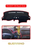 PEUGEOT 206 Büyük EkranTORDİDO KORUMA KILIFI KIRMIZI KENAR thumbnail 1
