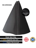 Subaru XV Siyah Deri özel yeni Tasarım Beyaz Spor Dikiş Vites Körüğü thumbnail 1