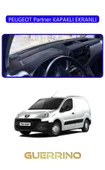 PEUGEOT Partner KAPAKLI EKRANLITORDİDO KORUMA KILIFI MAVİ KENAR thumbnail 1