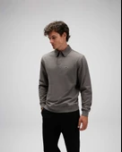 Ellesse EM607 Erkek Polo Yaka Antrasit Sweat thumbnail 3