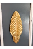 ASZEN Gold Dekoratif Kabartma LED Duvar Apliği 48x22 cm 9 wolt pilli thumbnail 4