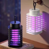 Otomatik Akıllı Sivrisinek Öldürme Lambası Şarj Elektrik Çarpması Sivrisinek Kovucu Lamba Öldürmek Masaüstü Duvar Asmak Sinek Kıran Y20 (5314) thumbnail 5