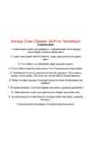 Amway Jel Fırın Temizleyici Oven Cleaner 500 ml Hsgl thumbnail 2