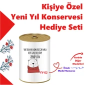Kişiye Özel Yılbaşı Sürpriz Konservesi  Arkadaşa, Sevgiliye, Aileye Mini Hediye Kutusu - (100 Yeni Yıl Model) thumbnail 1