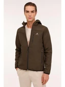 LUMBERJACK BSC SFTSHELL 4PR HAKİ SU İTİCİ OUTDOOR CASUAL SPOR MONT thumbnail 2