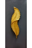 ASZEN Gold Kuş Tüyü Duvar Apliği 50×14 cm 9 Volt Pilli thumbnail 2